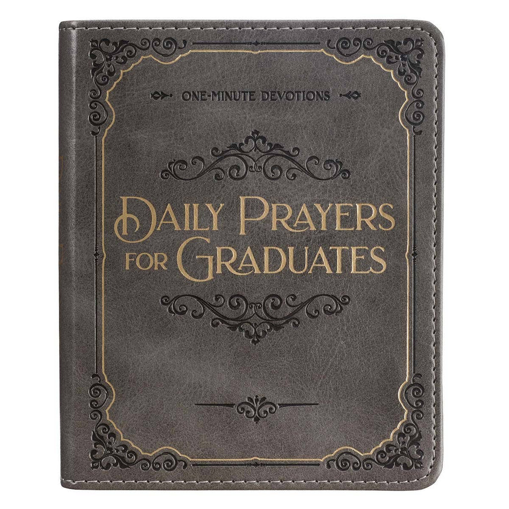Christian Art Gifts - Devotional Daily Prayers for Graduates Faux Leather
