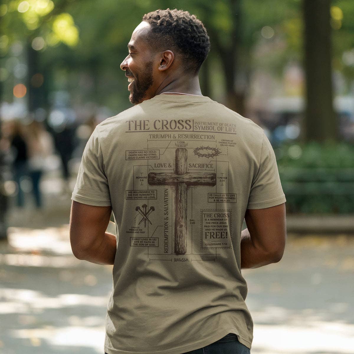 Kerusso - Kerusso Christian T-Shirt The Cross