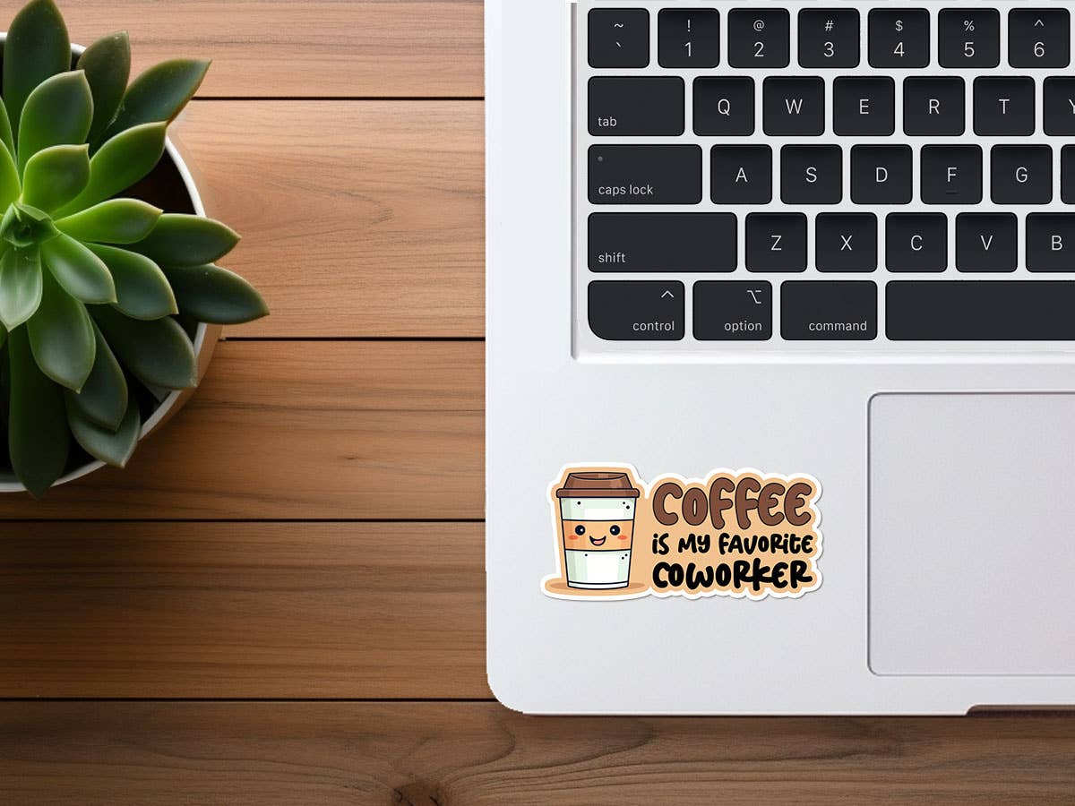 Missional Merch - Coffee Sticker | Favorite Coworker | Funny Sticker | Boss