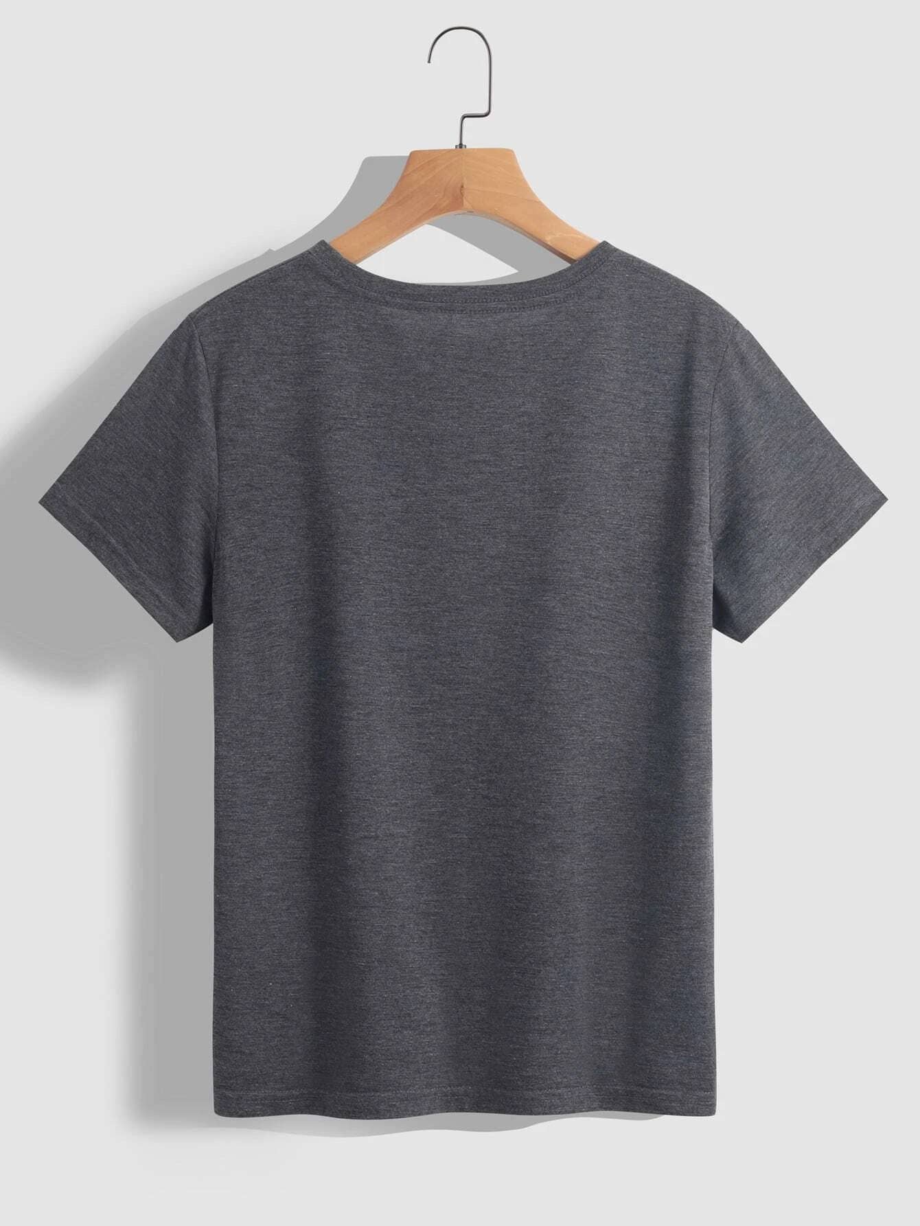 Rosa Clothing - WHAT A FRIEND IN JESUS letter printe tee overfit T-Shirt