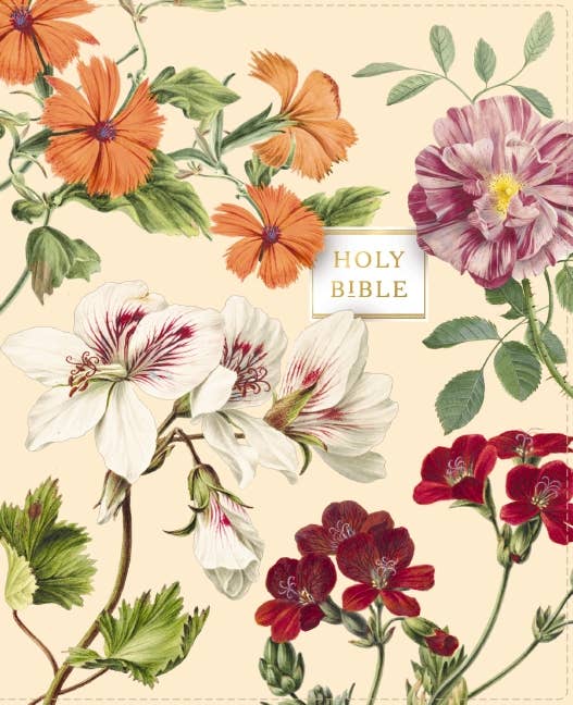 HarperCollins Christian Publishing - NASB Artisan Collection Bible, Leathersoft, Almond Floral