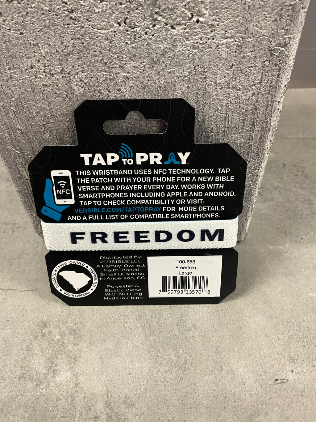 Tap to Pray Wristband Freedom