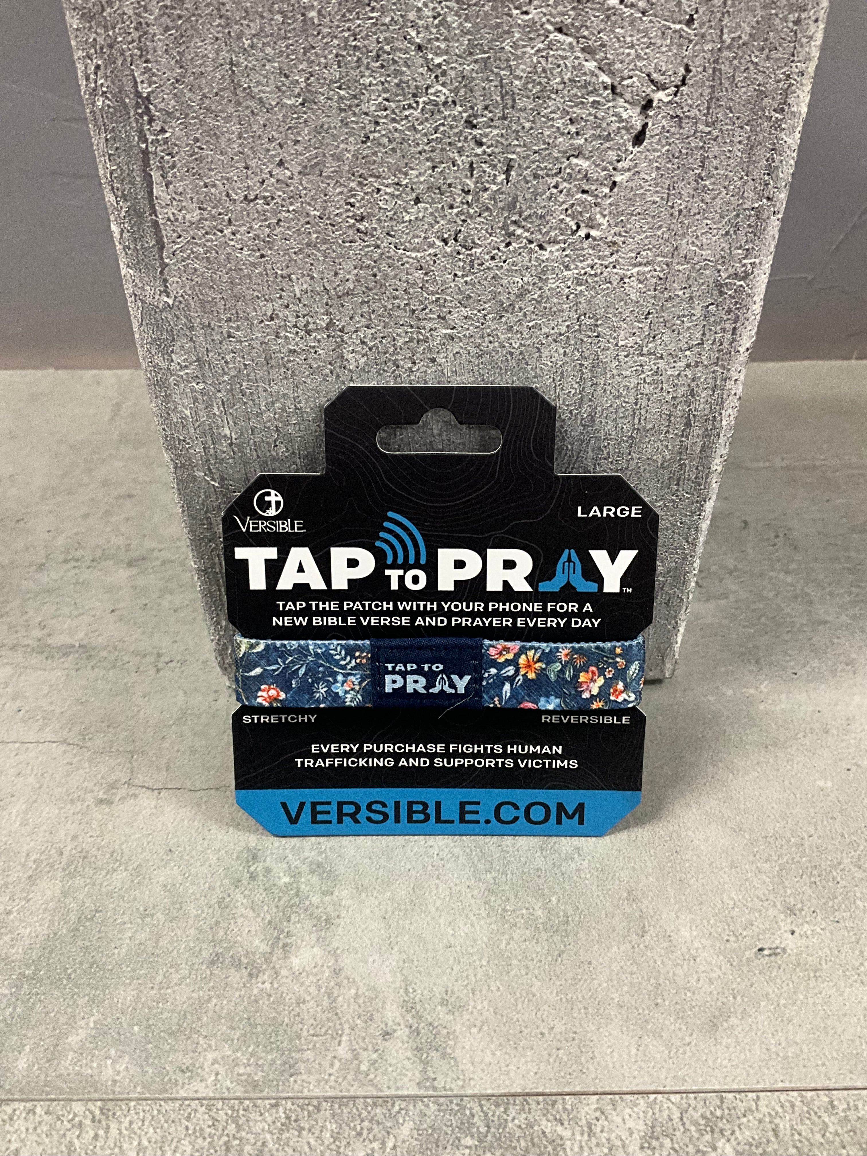 Tap to Pray Wristband Wildflower- Be Still