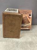 Devotional Bible NLT For Men Fox Leather Tan
