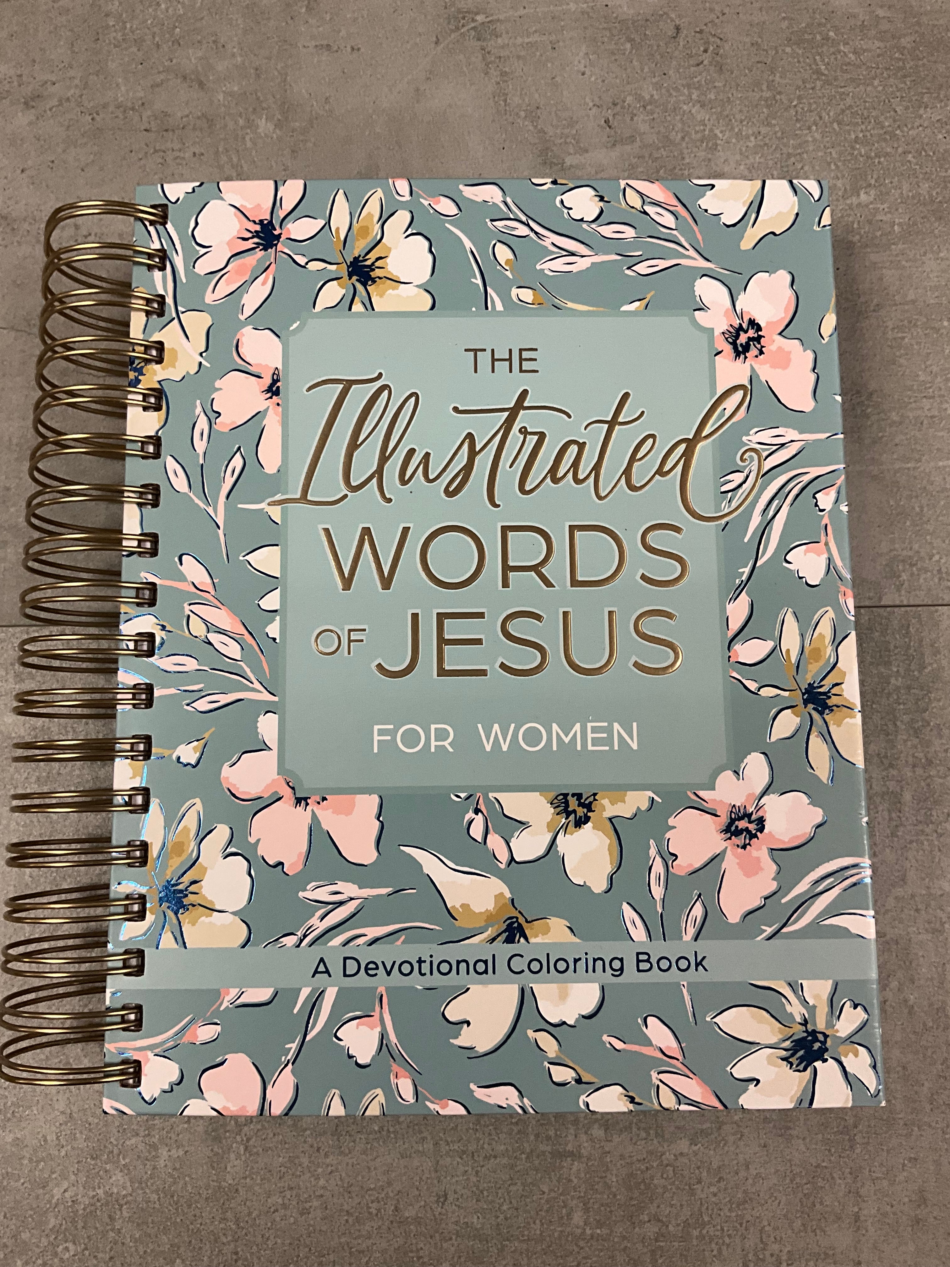 Coloring Devotional Illustrated Words of Jesus for Women