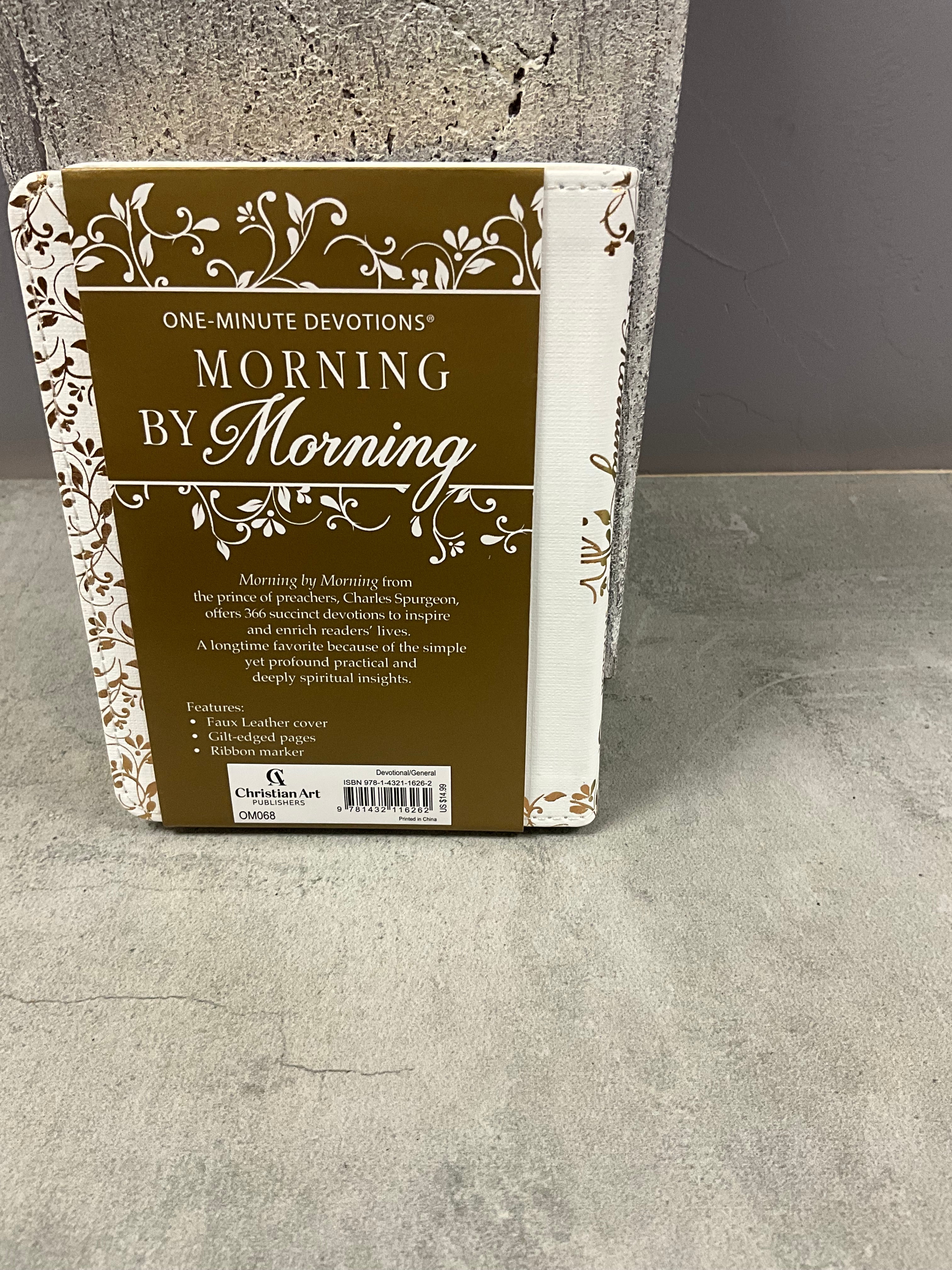 One Minute Devotionals Morning By Morning Faux Leather