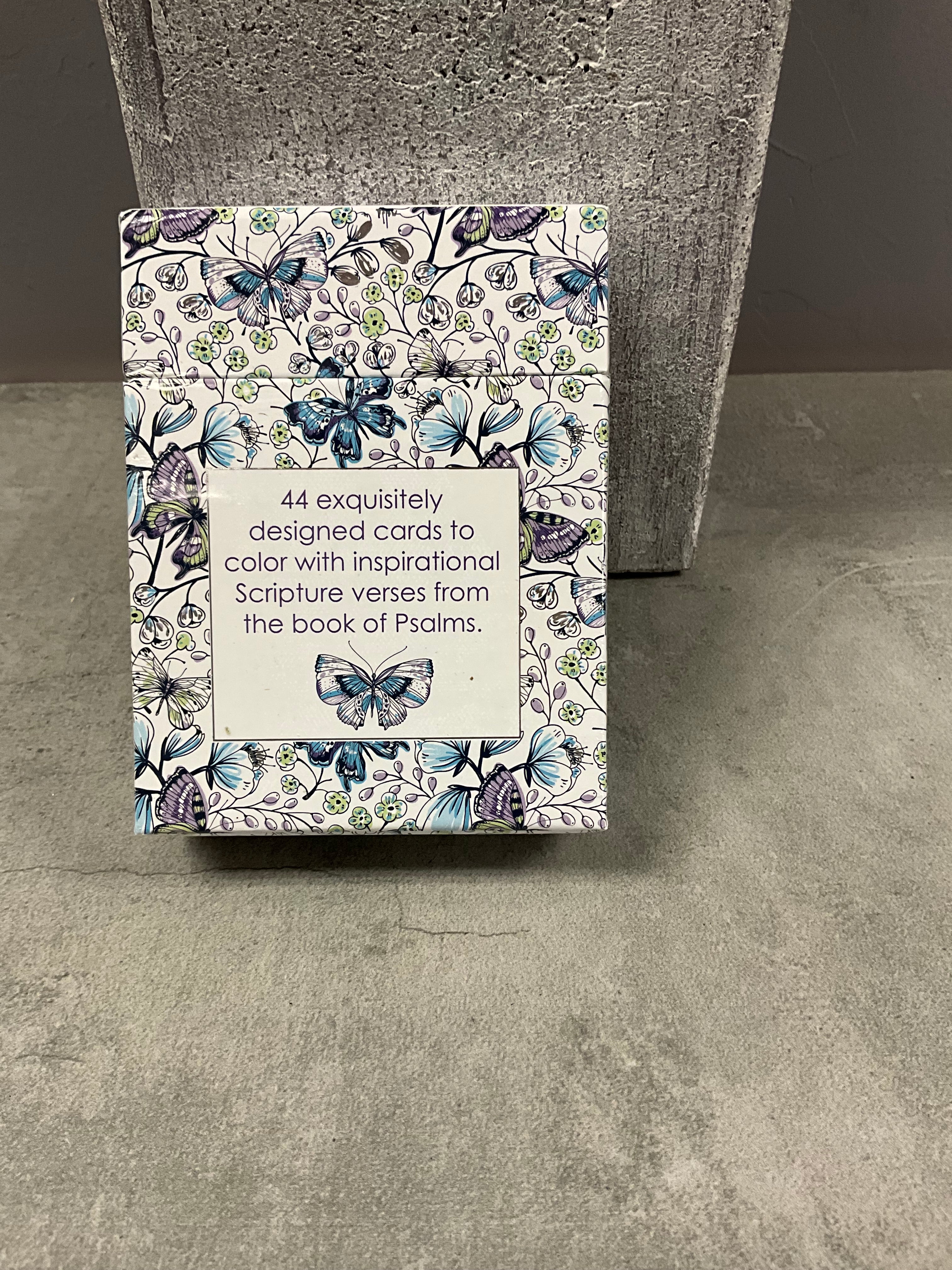 Coloring Cards Box Psalms in Color