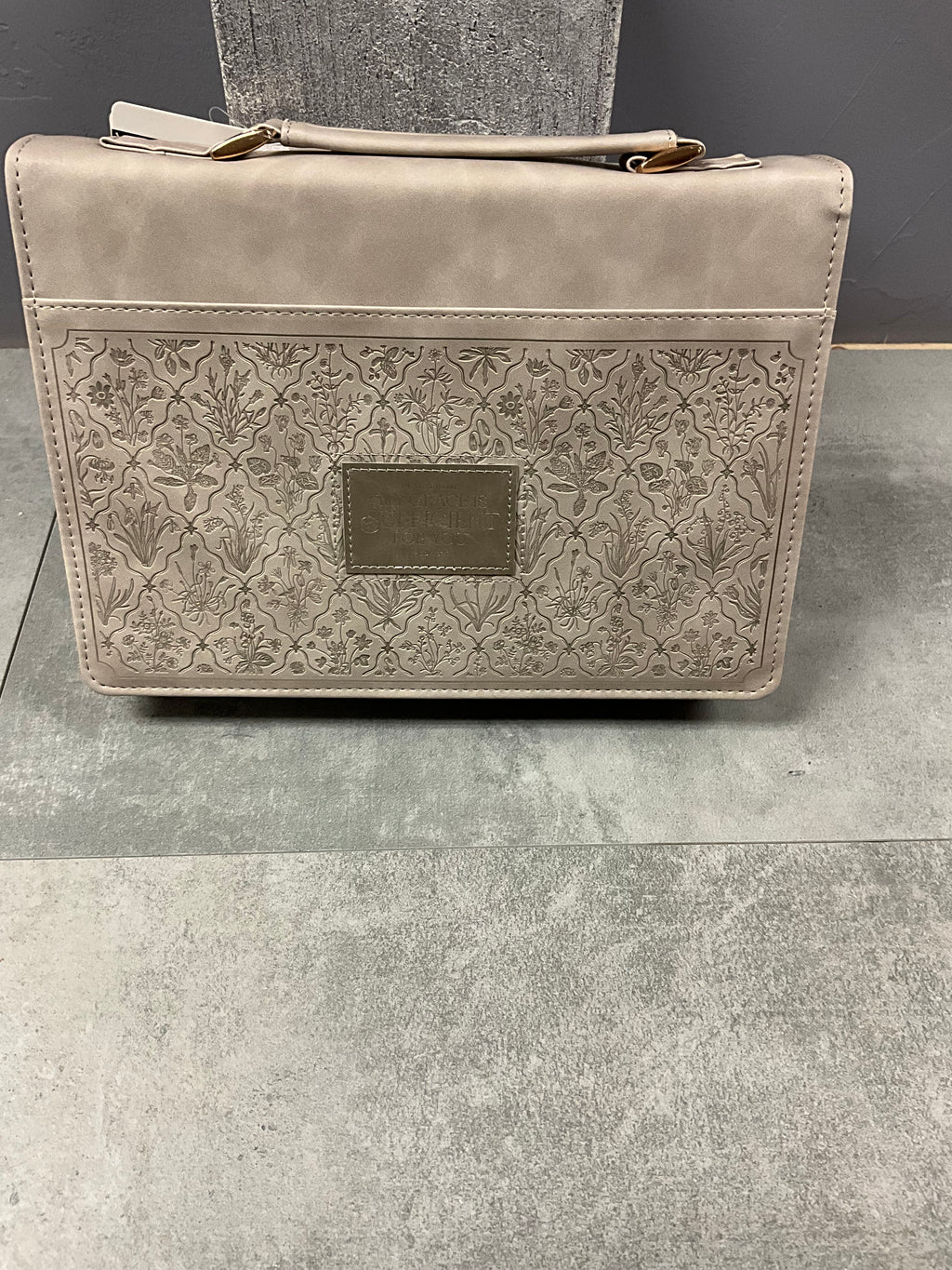 Bible Cover Fashion Taupe by Grace