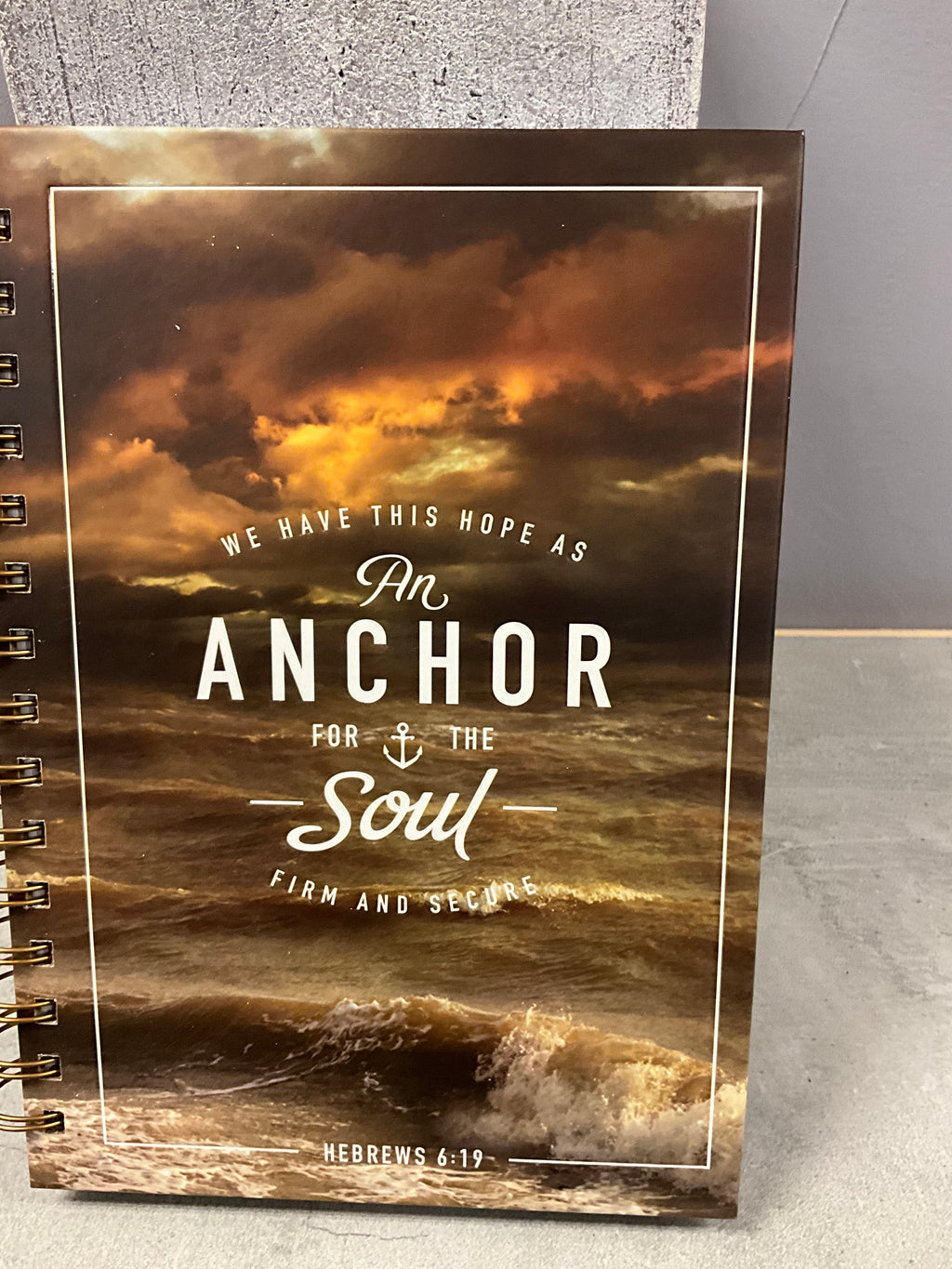 Journal Spirial Bound Ocean Anchor for the Soul