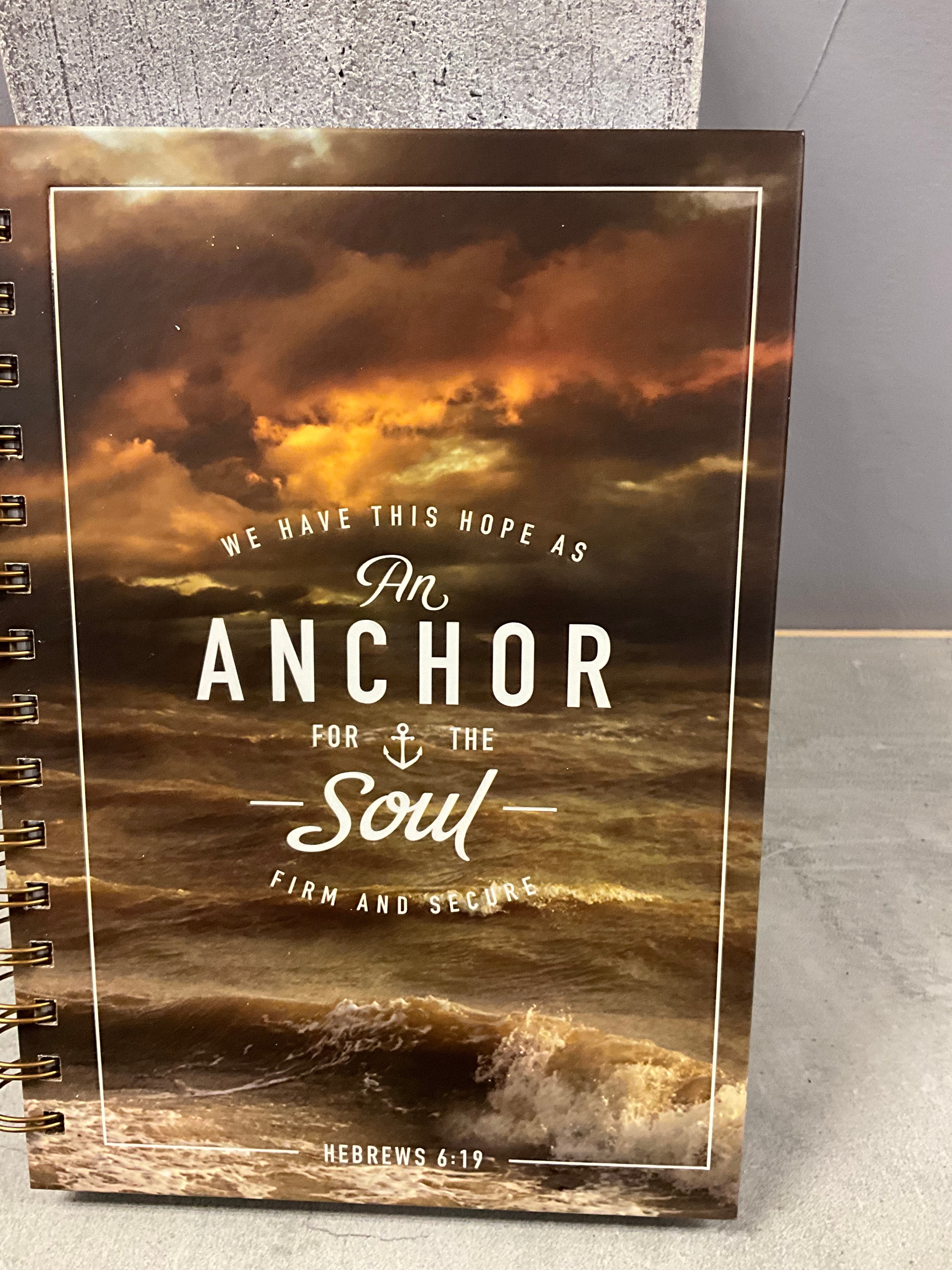 Journal Spirial Bound Ocean Anchor for the Soul