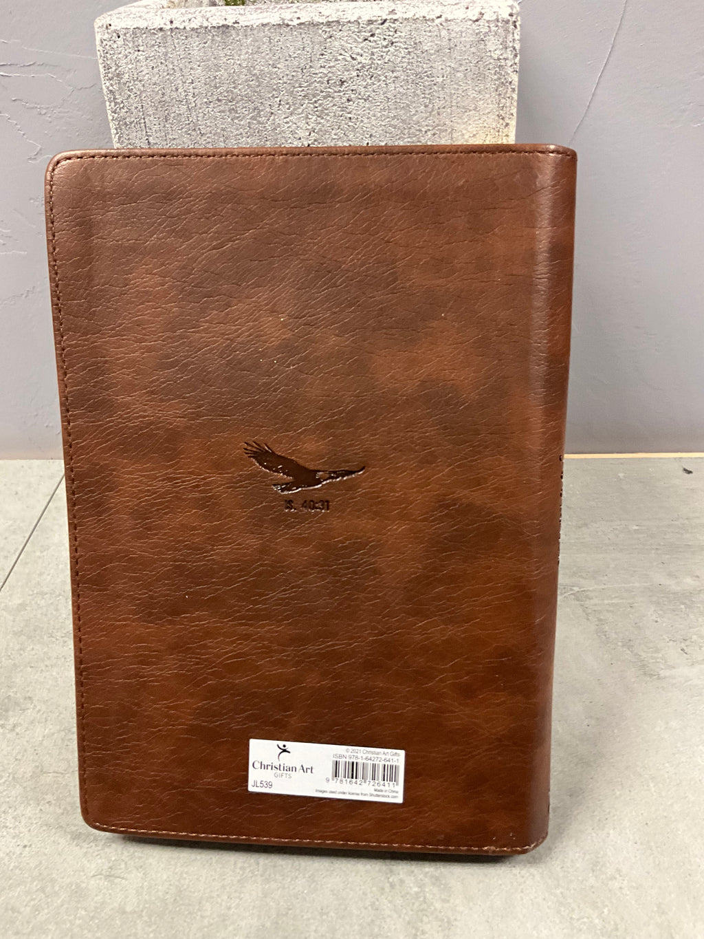 Journal Classic Zip Brown They Will Soar Isa. 40:31