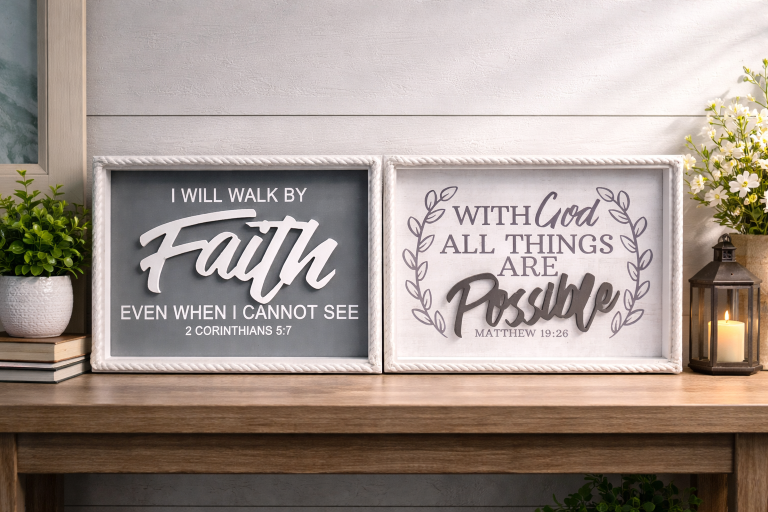 Faith is Possible Wall Plaque