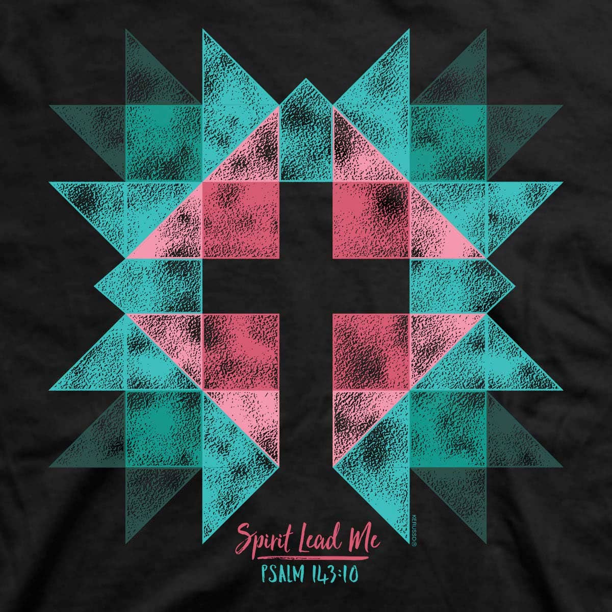 Kerusso - Kerusso Womens T-Shirt Spirit Lead Cross