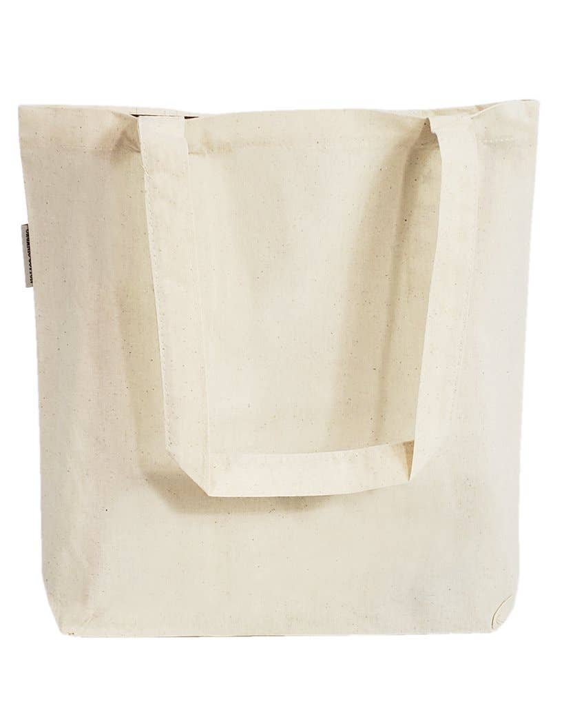TBF - TBF Organic Cotton Canvas Gusset Tote Bags By Pack - OR110