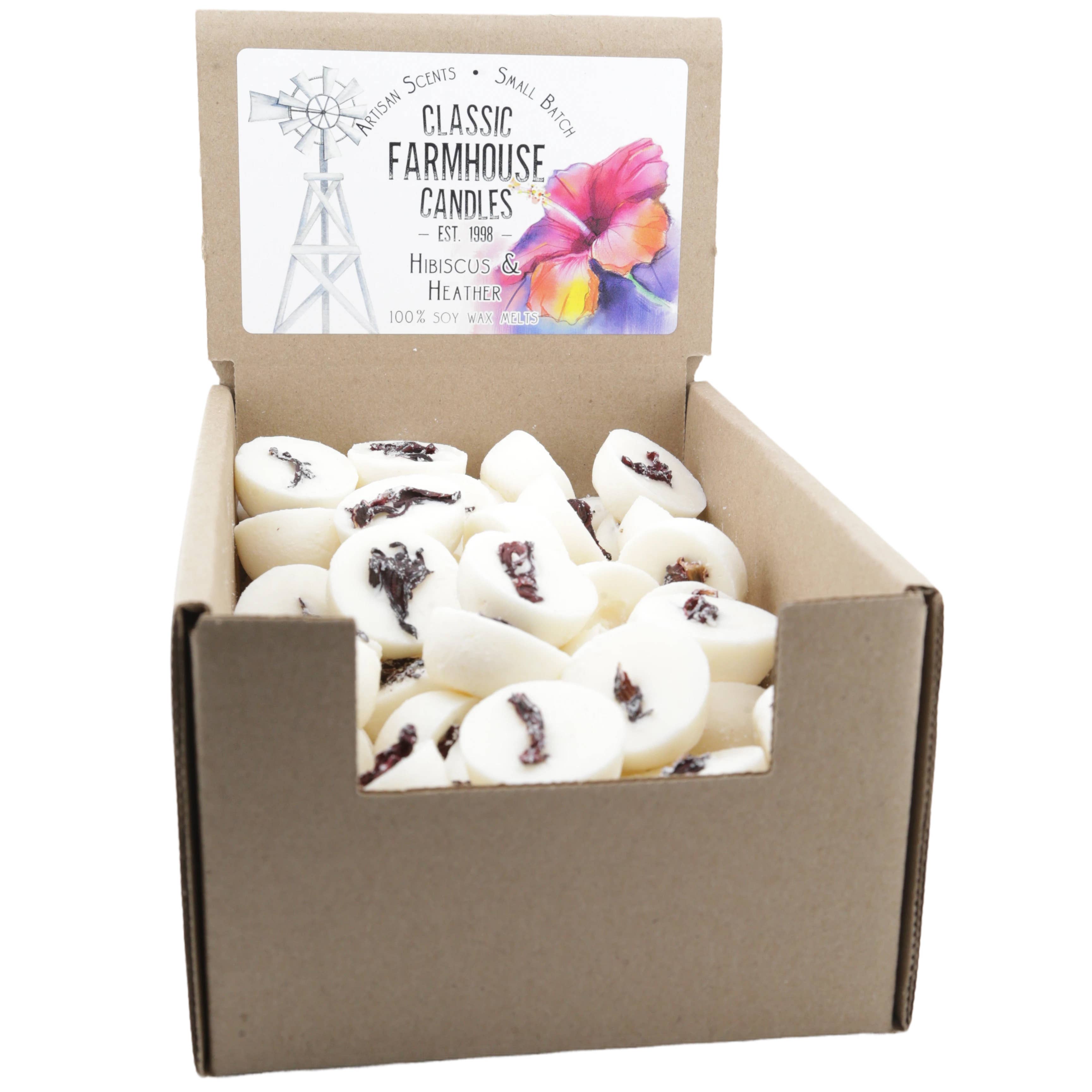Classic Farmhouse Candles - NEW! Soy Wax Melts - Hibiscus & Heather