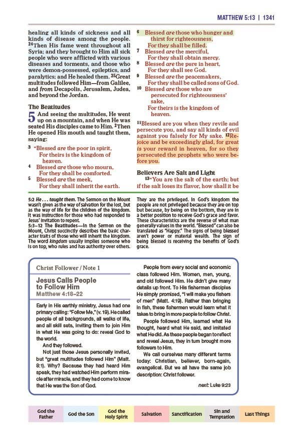 HarperCollins Christian Publishing - Color Code NKJV Bible Revealing God's Truth