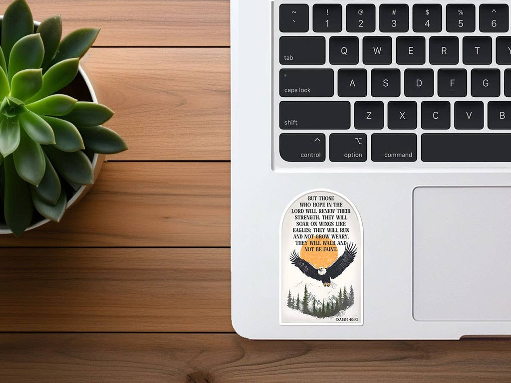 Missional Merch - Those Who Hope In the Lord | Isaiah 40:31 Scripture Sticker