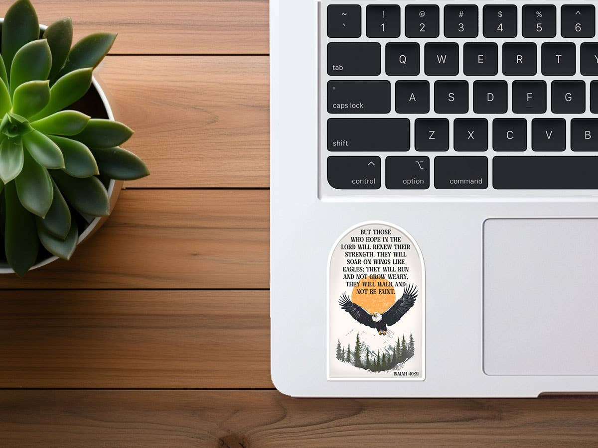 Missional Merch - Those Who Hope In the Lord | Isaiah 40:31 Scripture Sticker