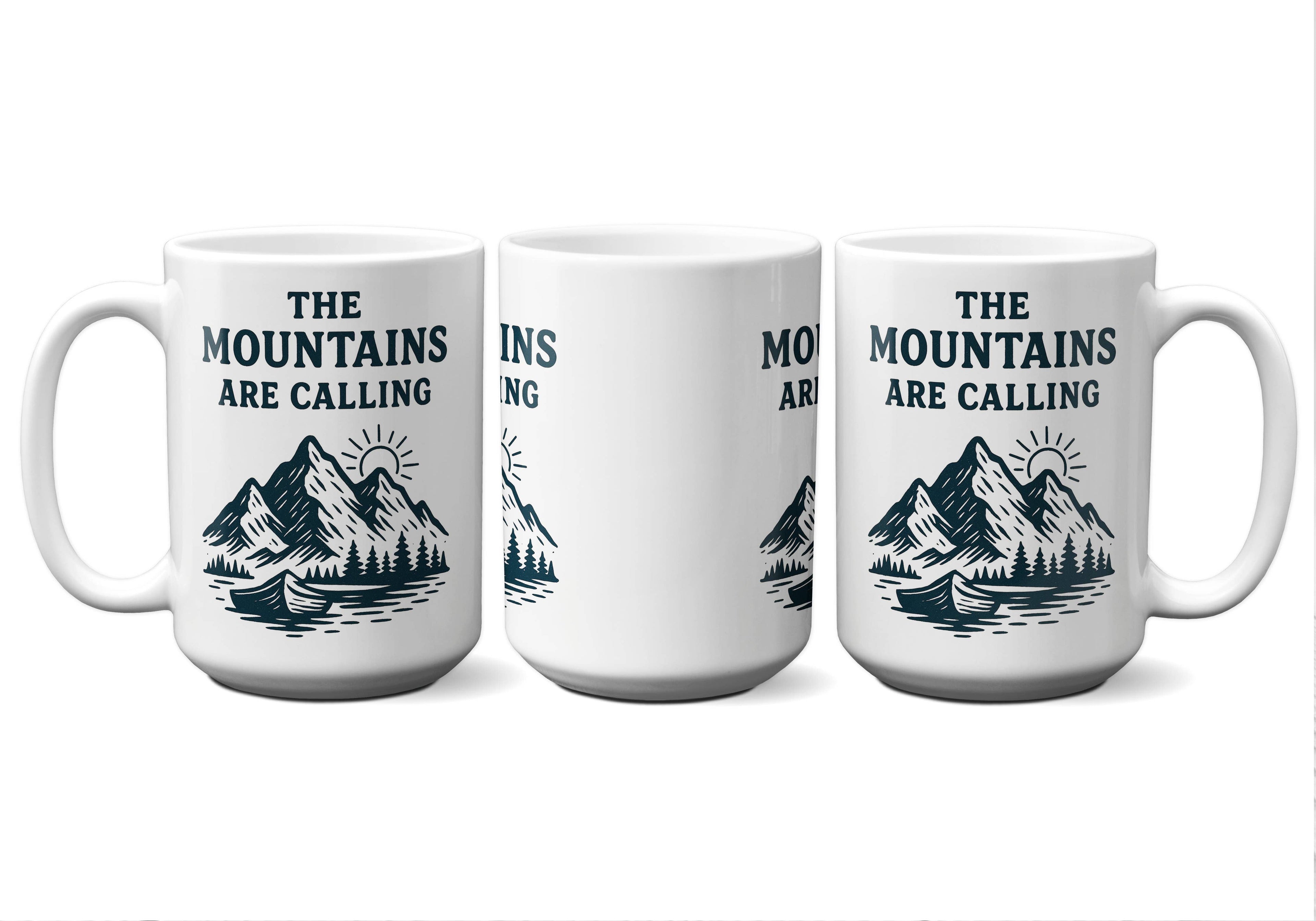 American Brand Studio - The Mountains Are Calling Graphic Mug