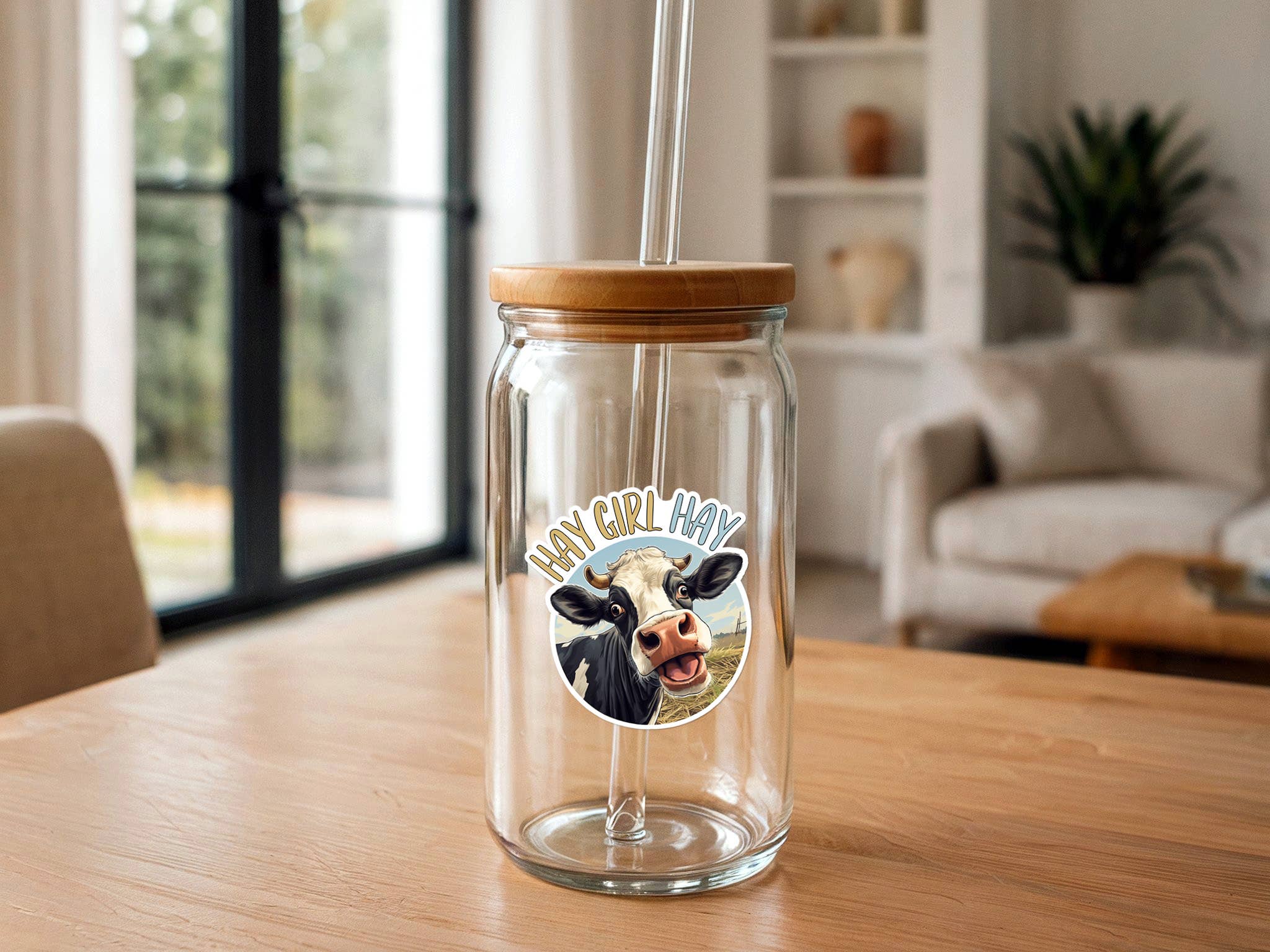 Missional Merch - Hay Girl Hay Cow Sticker | Farm |  Funny Sticker | Vinyl