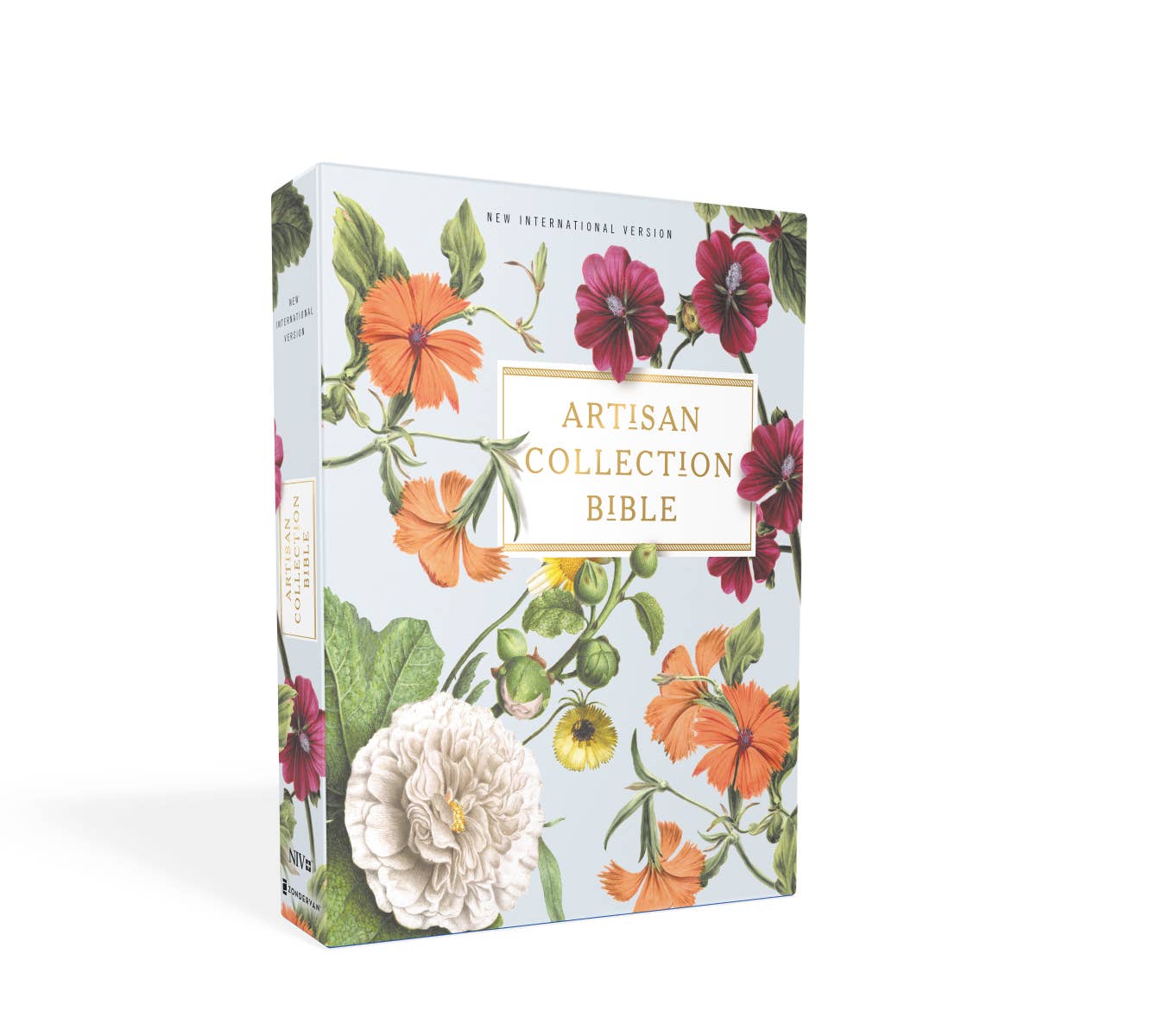 HarperCollins Christian Publishing - NIV Artisan Collection Bible Leathersoft Blue Floral