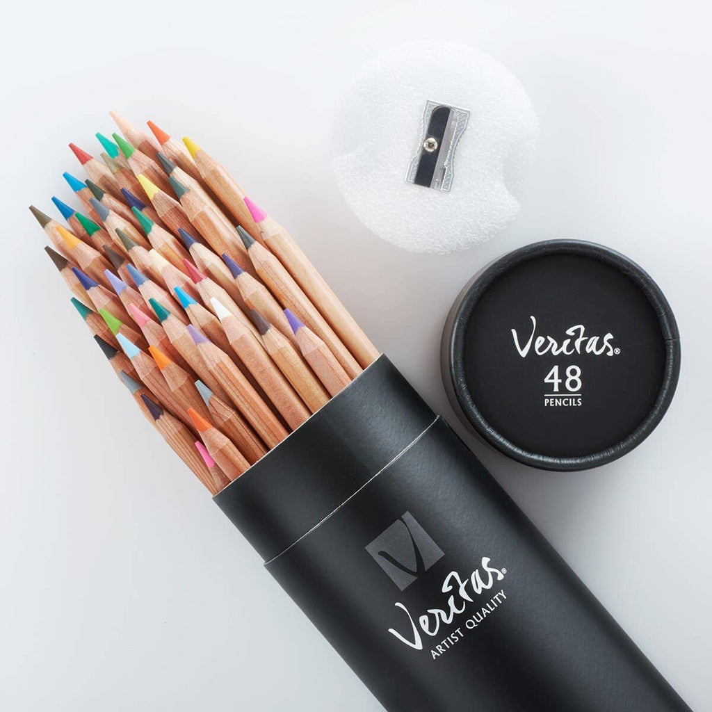 Christian Art Gifts - Coloring Pencils Veritas 48/set Round