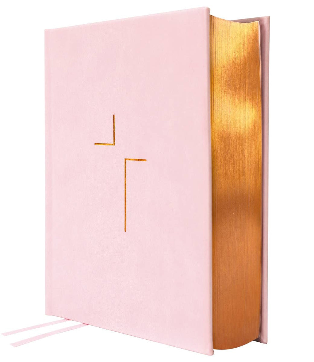 HarperCollins Christian Publishing - ESV The Jesus Bible Leathersoft Over Board Pink