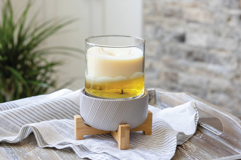 Candle Warmers Etc. - Wooden Pedestal 2-In-1 Classic Warmer