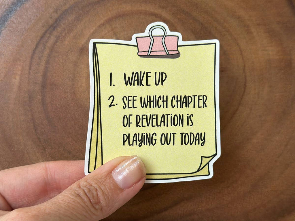 Missional Merch - End Times Revelation Sticker | Funny Stickers Vinyl | Bible