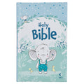 Christian Art Gifts - Bible NLT Infant Hardcover, Blue