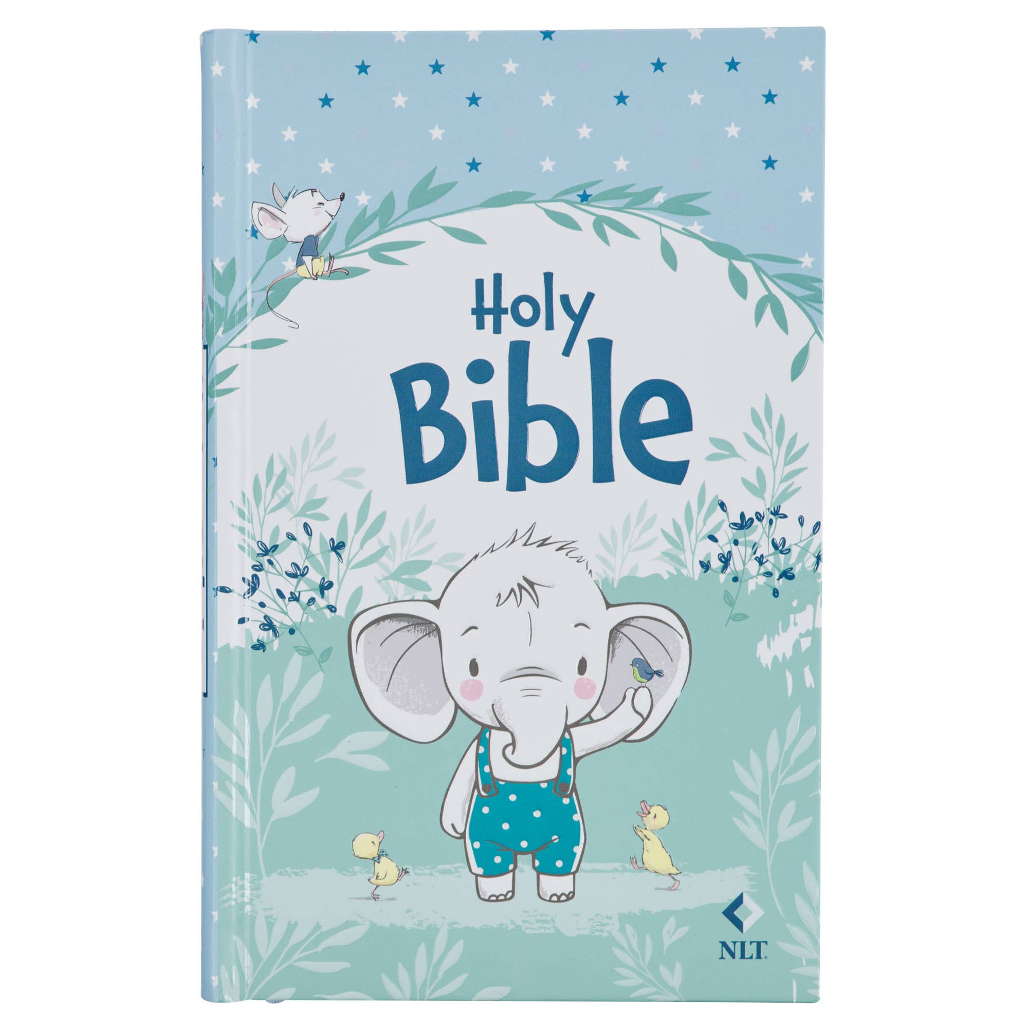 Christian Art Gifts - Bible NLT Infant Hardcover, Blue