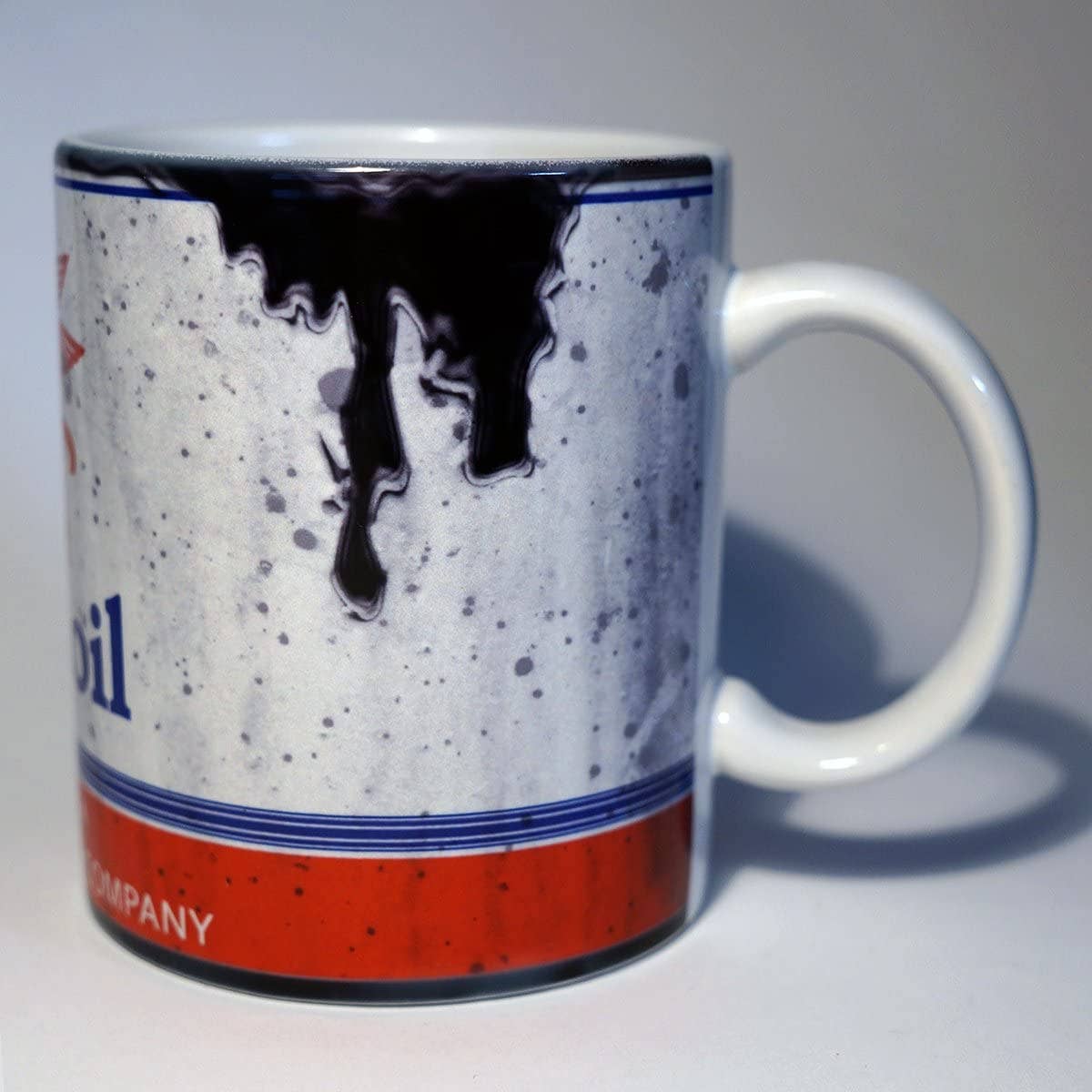American Brand Studio - Mobil Lube Motor Oil Can Mug