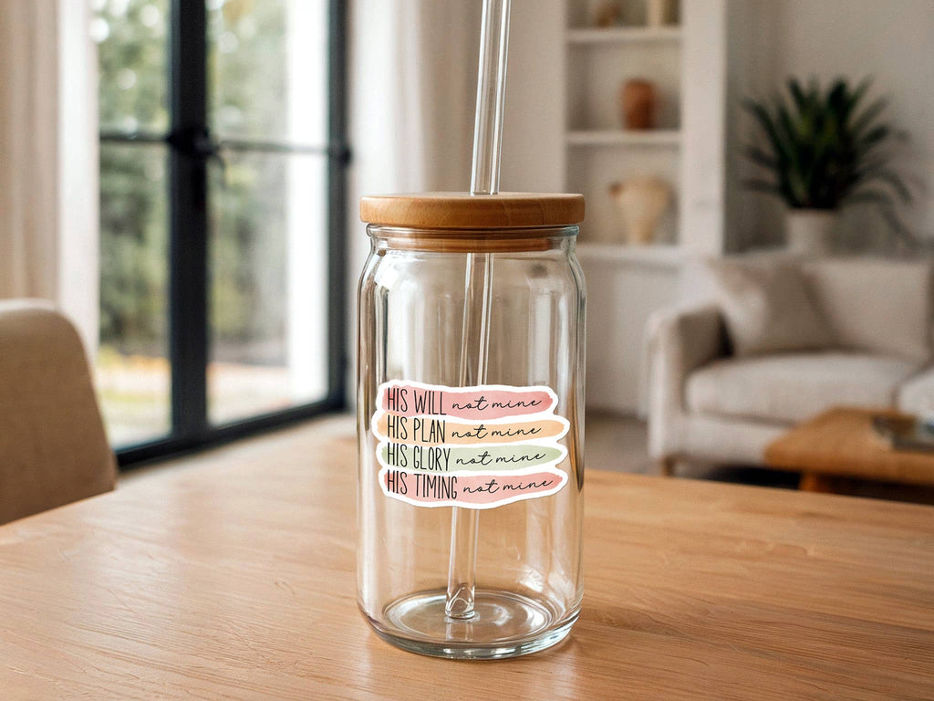Missional Merch - His, Not Mine | Christian Sticker | Waterproof Vinyl Sticker
