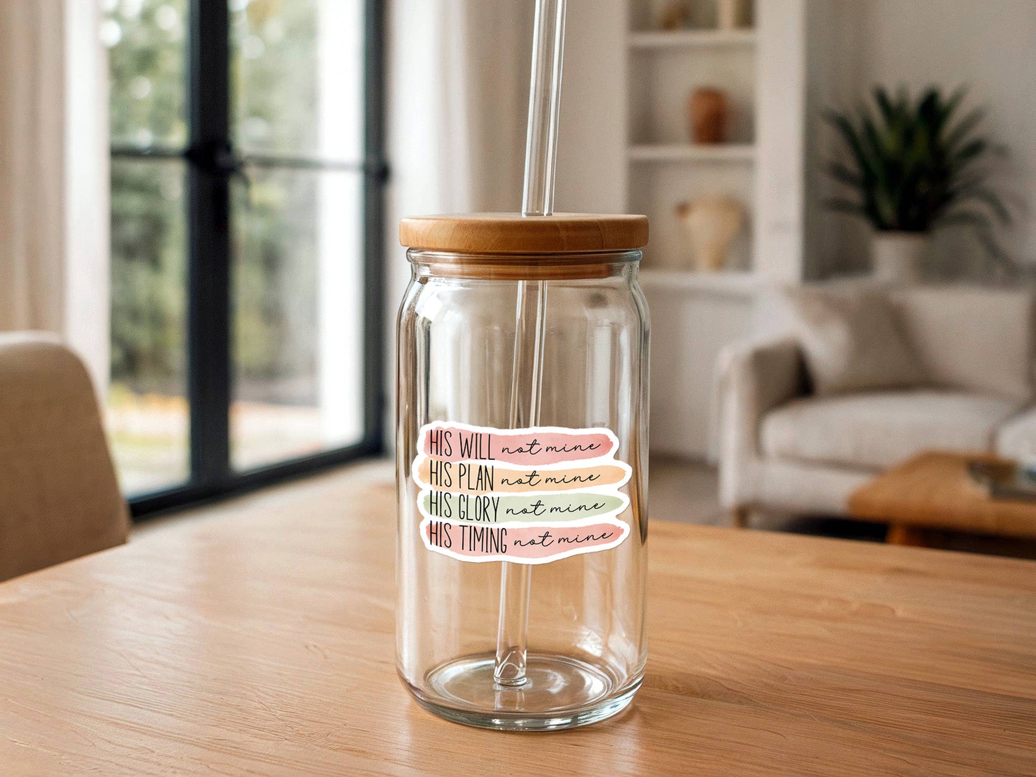 Missional Merch - His, Not Mine | Christian Sticker | Waterproof Vinyl Sticker
