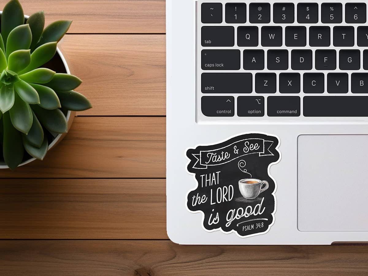 Missional Merch - Taste & See... | Christian Sticker | Coffee Lover | Shop
