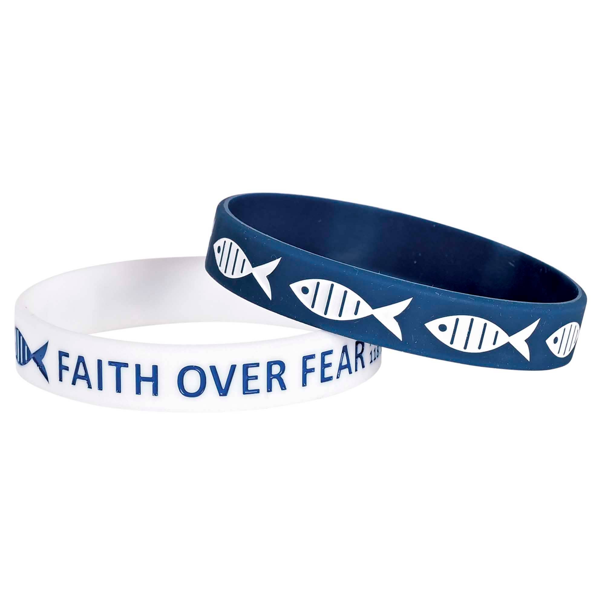 Dicksons - Bracelet Silicone Fish Faith Over Fear