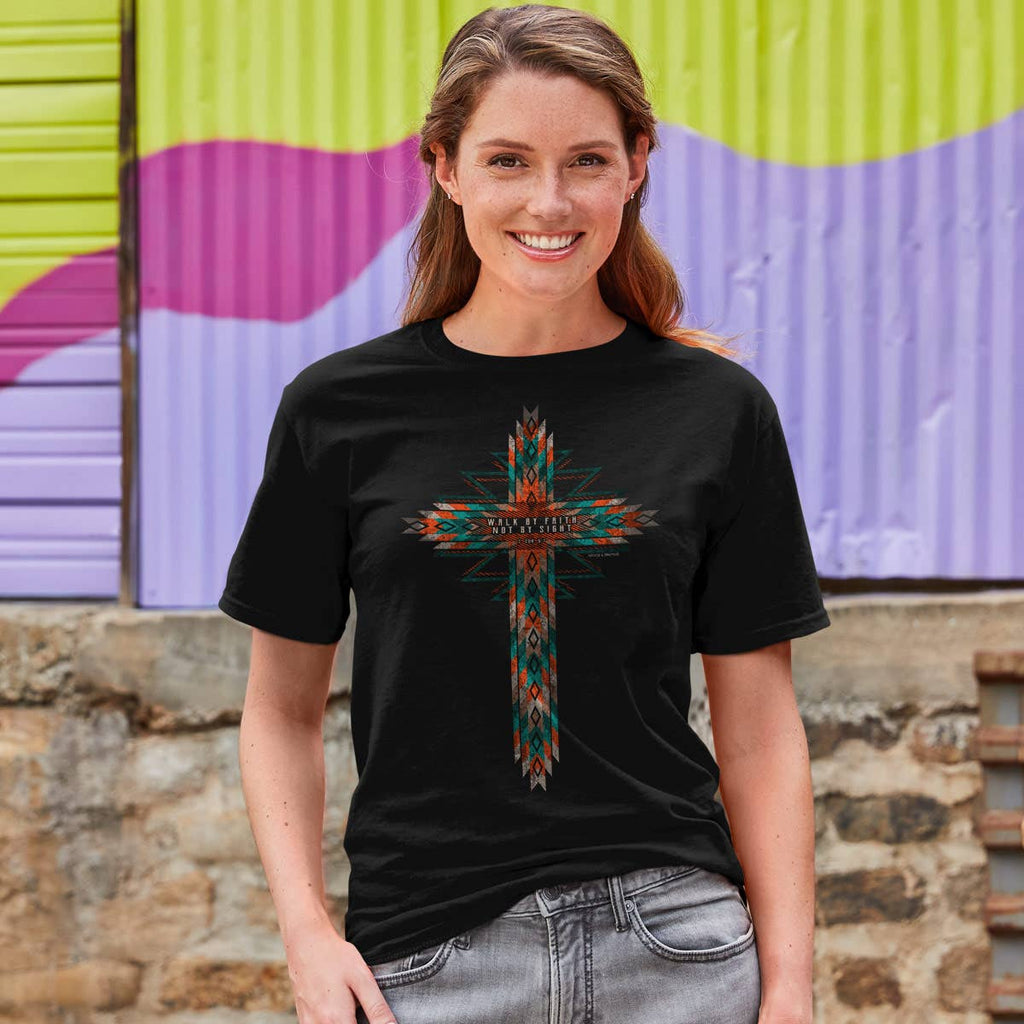 Kerusso - Grace & truth Womens T-Shirt Southwestern Cross