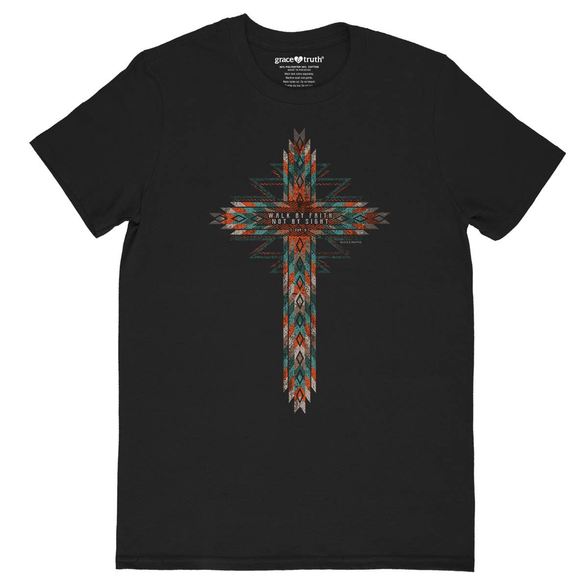 Kerusso - Grace & truth Womens T-Shirt Southwestern Cross