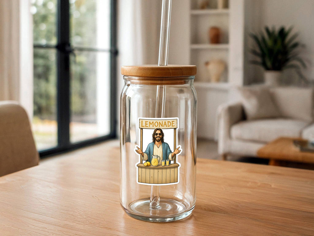 Missional Merch - Jesus Making Lemonade | Christian Sticker | Lemonade Stand