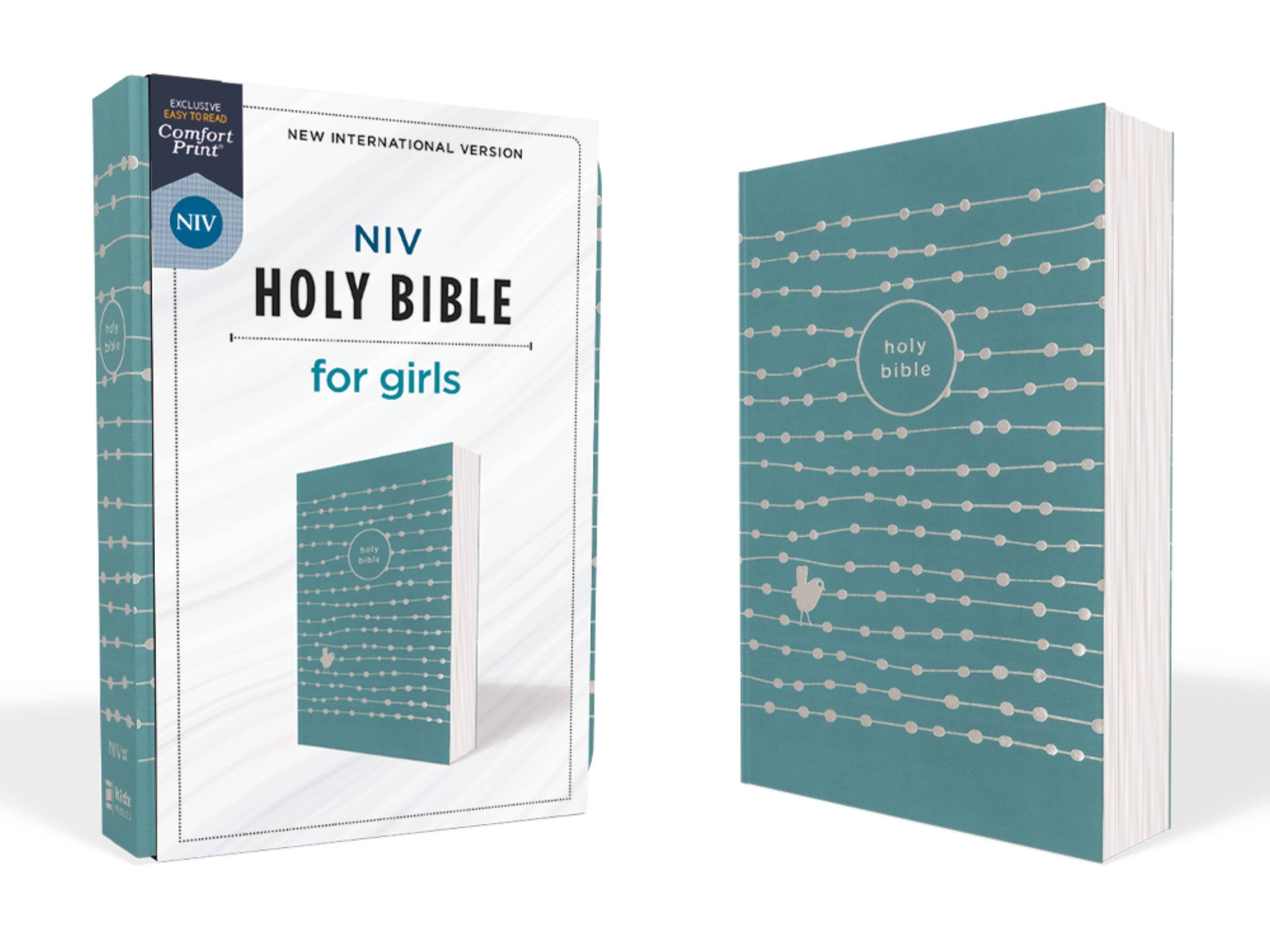 HarperCollins Christian Publishing - NIV Bible for Girls Soft Touch Edition Leathersoft Teal