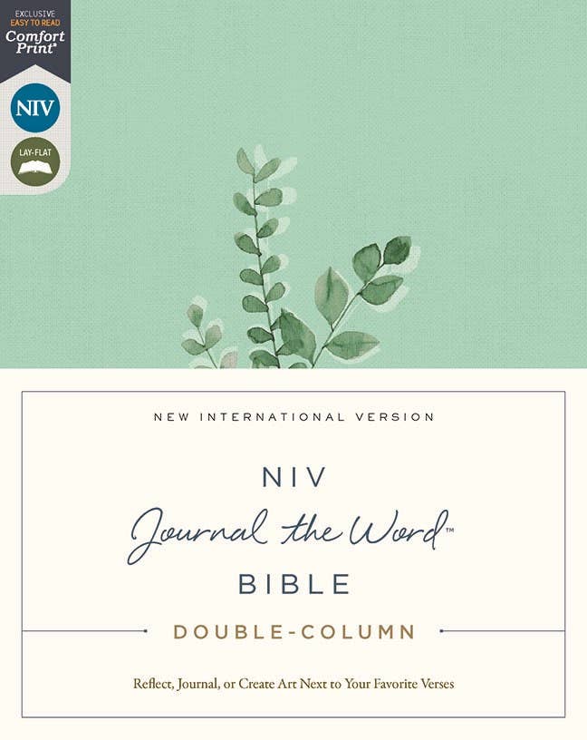 HarperCollins Christian Publishing - NIV, Journal the Word Bible, Cloth over Board, Teal