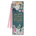 Christian Art Gifts - Bookmark Faux Leather Teal Be Still. Ps. 46:10