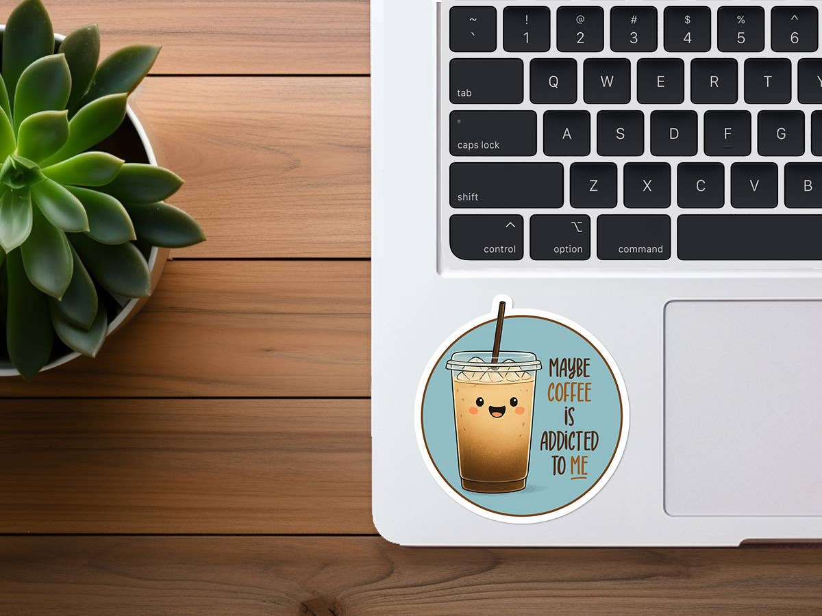 Missional Merch - Coffee Shop Merchandise | Addicted to Me | Funny Stickers