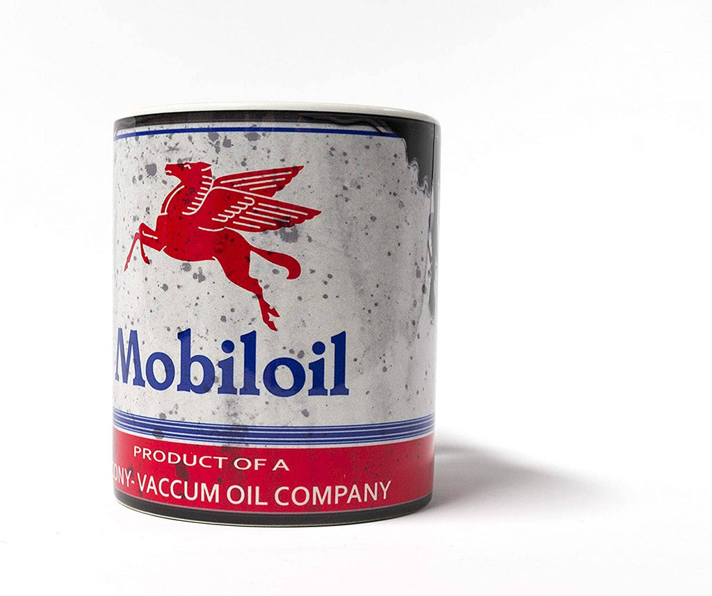 American Brand Studio - Mobil Lube Motor Oil Can Mug