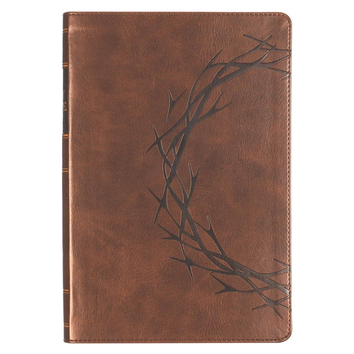 Christian Art Gifts - KJV Bible Giant Print Full-size Faux Leather, Crown/Amazing
