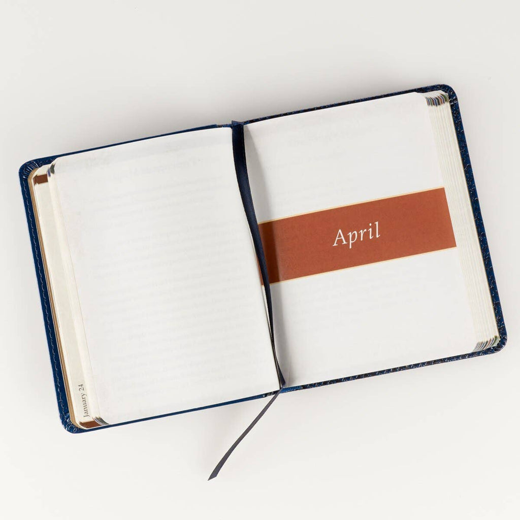 Christian Art Gifts - One-Minute Devotions Faith's Checkbook Faux Leather