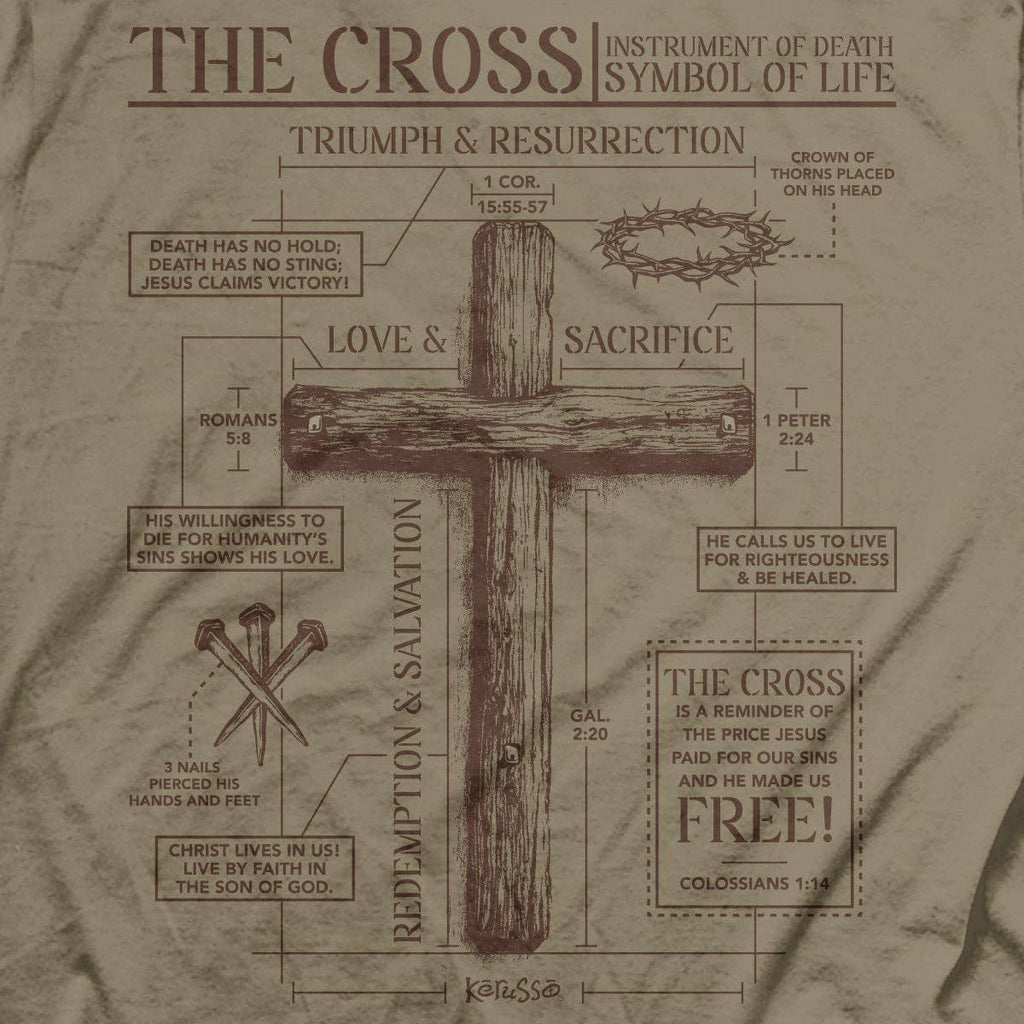 Kerusso - Kerusso Christian T-Shirt The Cross