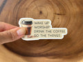 Missional Merch - Coffee Shop Merchandise | Morning List | Christian Sticker