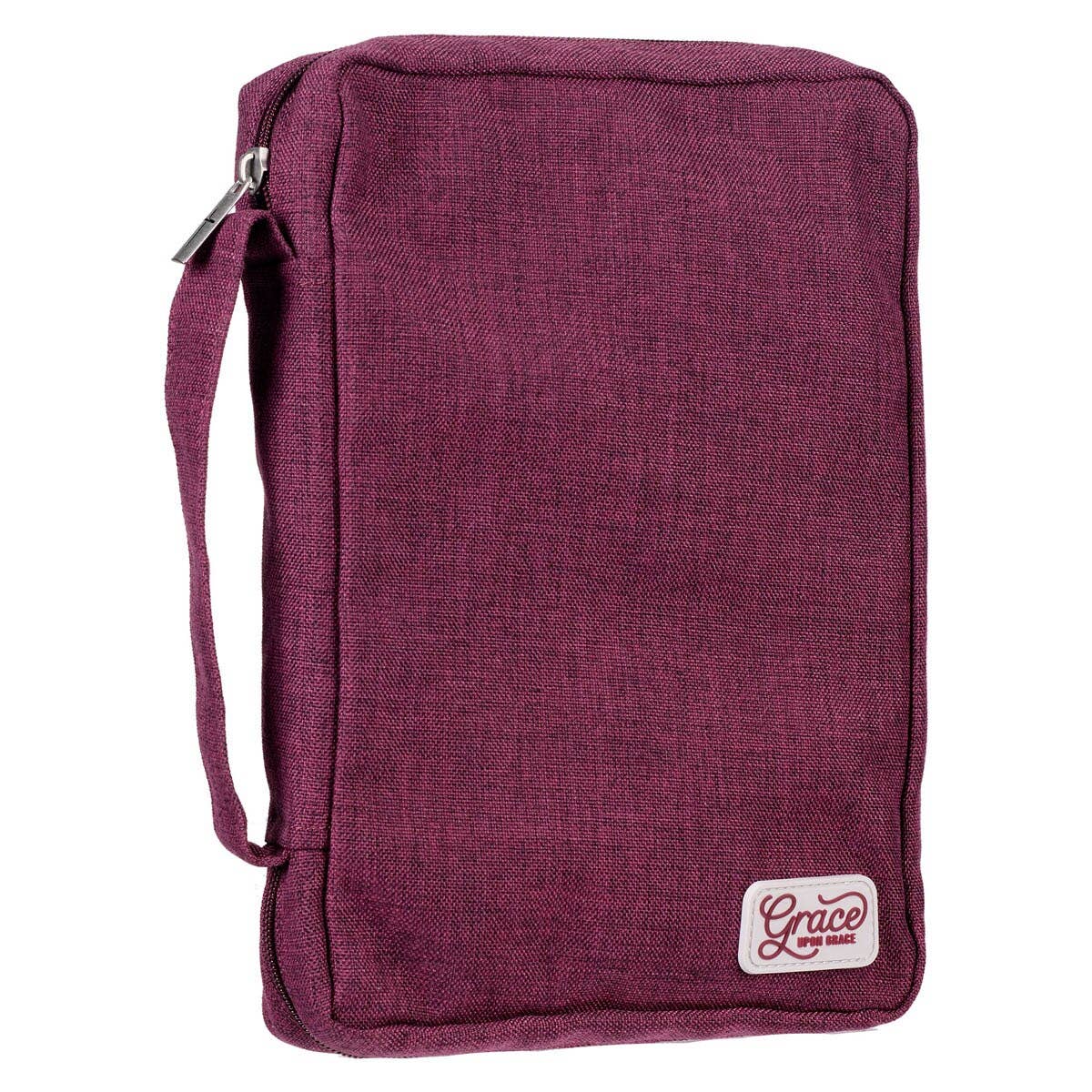 Christian Art Gifts - Bible Cover Value Plum Grace Upon Grace