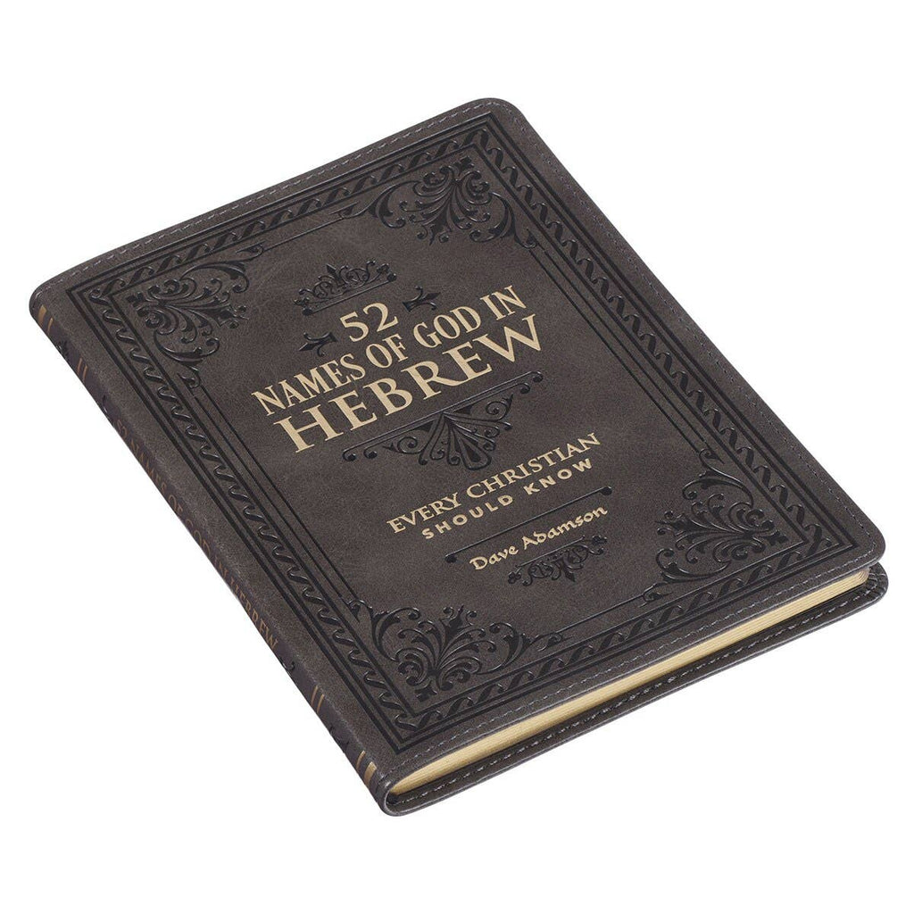 Christian Art Gifts - Gift Book 52 Hebrew Names of God Faux Leather